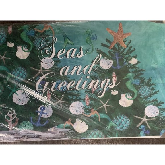 Magnetic Mailbox Cover Seashells, Ocean,Christmas Theme By Magnolia Garden NIB - Picture 3 of 8